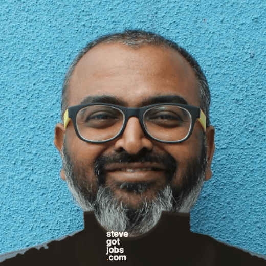 Vinu Kanakasabhapathy, co-founder and CEO of SteveGotJobs
